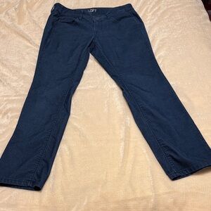 LOFT Women's Navy Bootcut Stretch Jeans